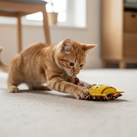 KittyMasters Koala Amarillo con Catnip