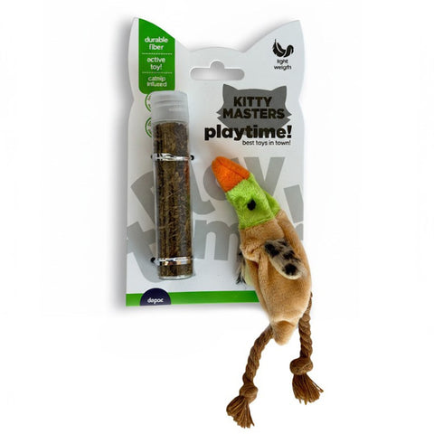 KittyMasters Pato Rellenable con Catnip