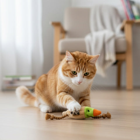 KittyMasters Pato Rellenable con Catnip