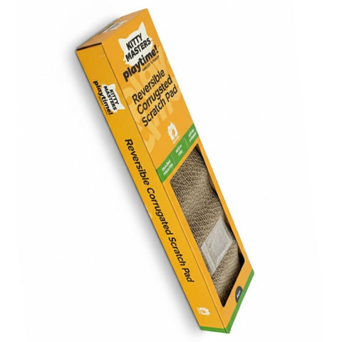 KittyMasters Rascador de Cartón ECO con Ondas