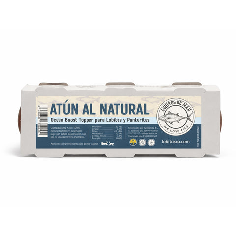 LOBITOS DE MAR - Atún Cocido al Natural 3x80g