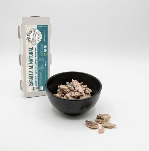 LOBITOS DE MAR - Caballa Cocida al Natural 3x80g