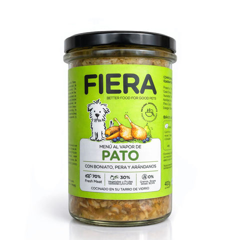 FIERA Menú al Vapor de Pato 400g