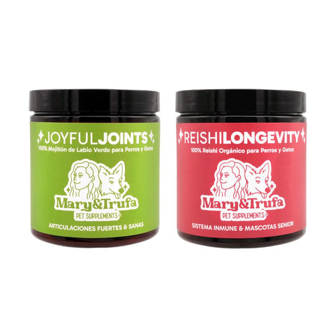 Pack Articular - Reishi Longevity (75 gr) + Joyful Joints (100 gr)