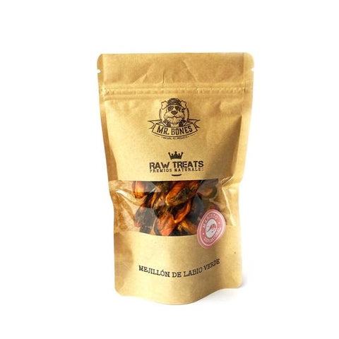 Mr.Bones RAW Treats Mejillón de Labio Verde 45g