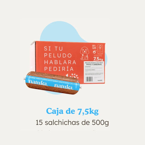 Natuka BARF Menú Pavo y Sardinas