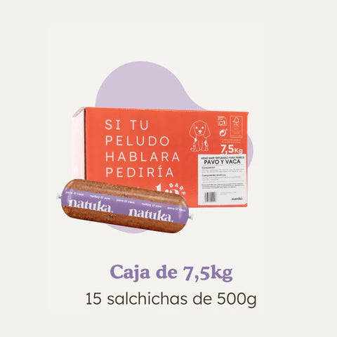 Natuka BARF Menú Pavo y Vaca