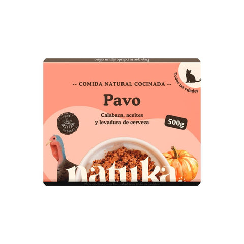 Natuka COOKED Gatos Menú Pavo