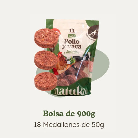Natuka BARF Menú Pollo y Vaca