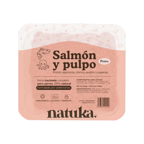 Natuka COOKED Menú Salmón y Pulpo