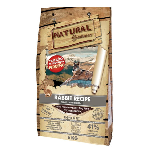 Natural Greatness dog Mini Light Conejo