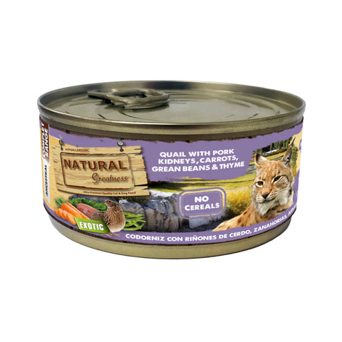 Natural Greatness Cat Codorniz 170g