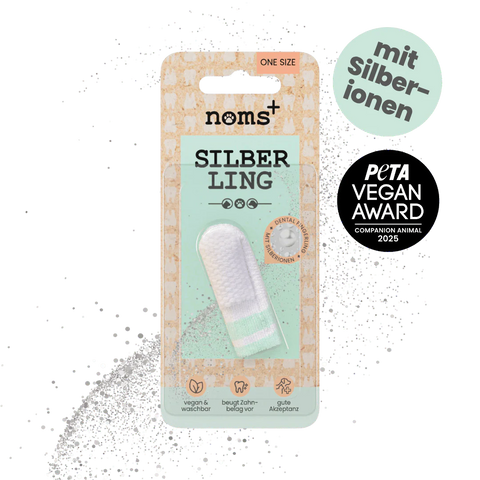 Noms+ Silberling Finger Toothbrush - Dedal Dental Reutilizable