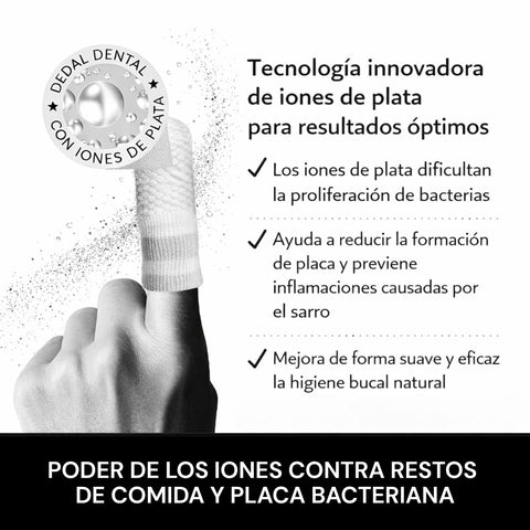 Noms+ Silberling Finger Toothbrush - Dedal Dental Reutilizable