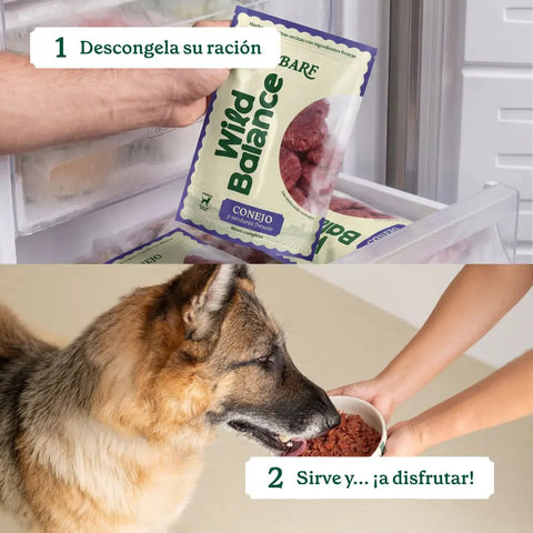 WildBalance Dog BARF - Menú de Conejo