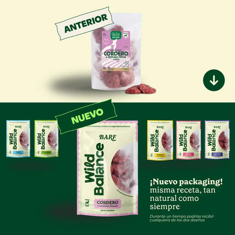 WildBalance Dog BARF - Menú de Cordero