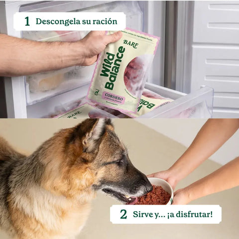 WildBalance Dog BARF - Menú de Cordero