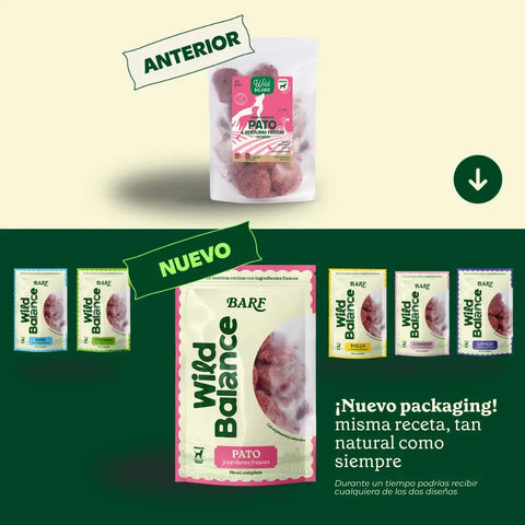 WildBalance Dog BARF - Menú de Pato