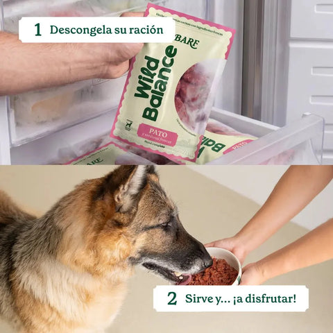 WildBalance Dog BARF - Menú de Pato