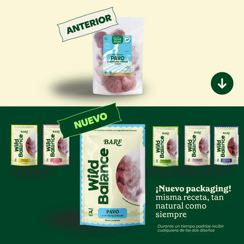 WildBalance Dog BARF - Menú de Pavo