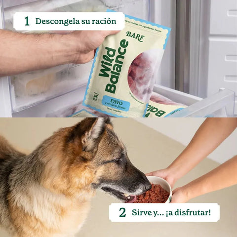 WildBalance Dog BARF - Menú de Pavo