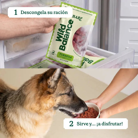 WildBalance Dog BARF - Menú de Ternera