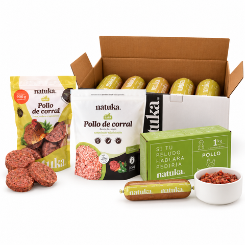 Natuka BARF Menú Pollo de Corral