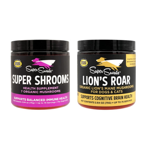 Pack Senior Hongos - Super Shrooms (75g) + Lion's Roar (75g)