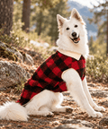 FuzzYard The Lumberjack Red Chaqueta Sherpa para Perro – imagen 2