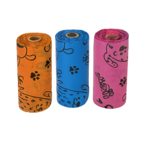 PooBags Reciclables Color 1 Rollo de 15 Bolsas