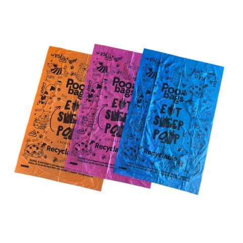 PooBags Reciclables Color 1 Rollo de 15 Bolsas
