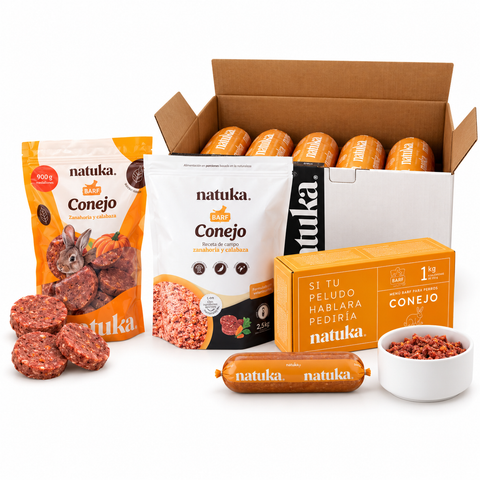 Natuka BARF Menú Conejo