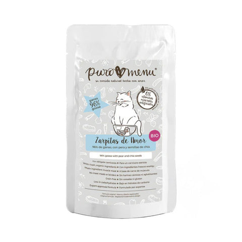 Puromenu Cat Pouch - Zarpitas de Amor (ganso BIO) 100g
