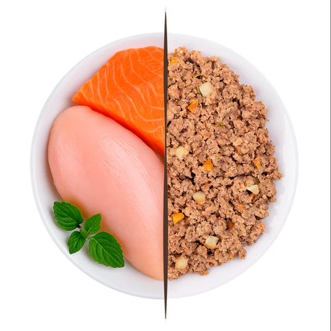 Puromenu Cocinado Gato - Pollo y Salmón Delicat 200g