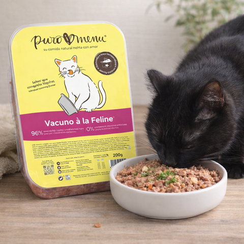 Puromenu Cocinado Gato - Vacuno a la Feline 200g