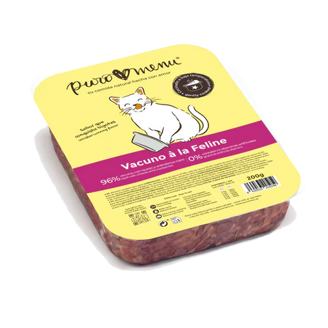 Puromenu Cocinado Gato - Vacuno a la Feline 200g
