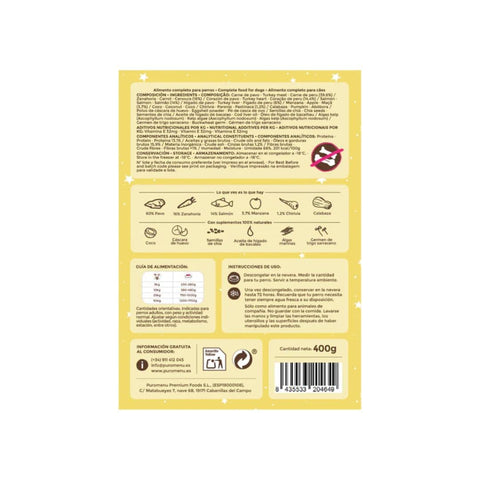 Puromenu Cocinado "Pavo y Salmón du Chef"