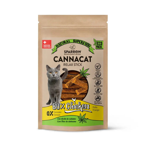 Sparrow CannaCat Sticks con CBD PARA GATO