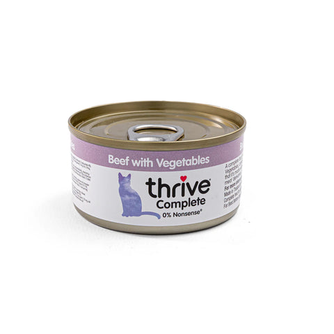 Thrive Ternera con Calabaza y Guisantes para Gatos 75g