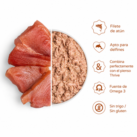 Thrive Filete de Atún Comida Húmeda para Gatos 75g
