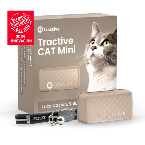 Tractive - GPS Cat Mini Beige