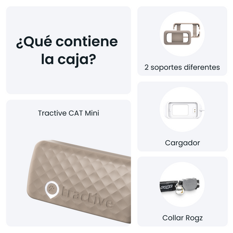 Tractive - GPS Cat Mini Beige