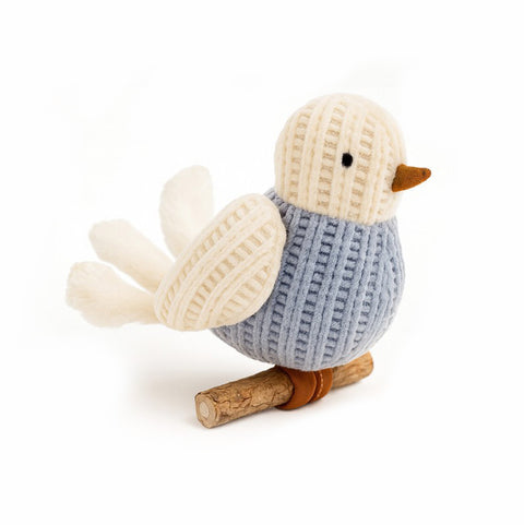 Twinbee Cat Toy Pájaro Plateado con Matatabi