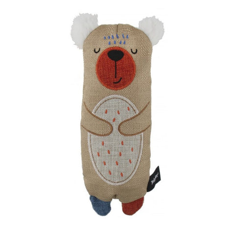 Twinbee Oso de Tela con Botella Crujiente