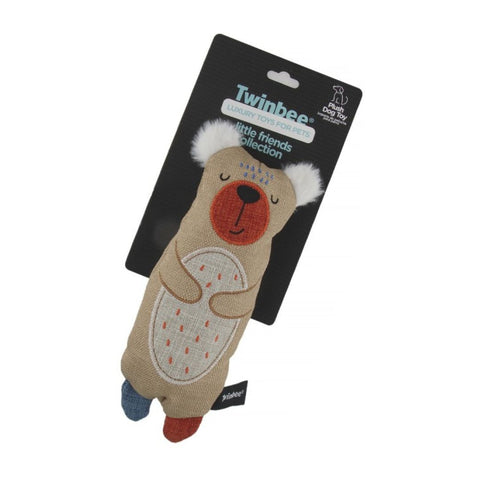 Twinbee Oso de Tela con Botella Crujiente