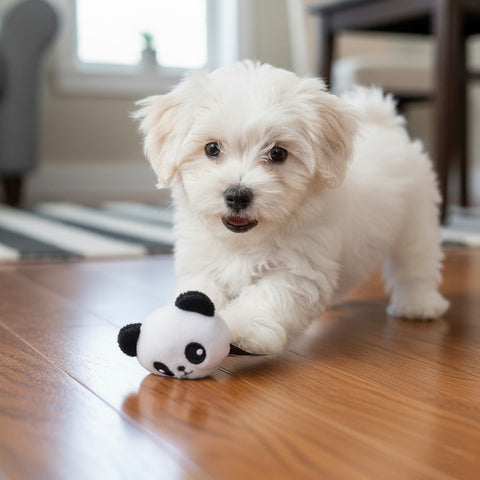 Twinbee Pelota Peluche Oso Panda 5,5cm
