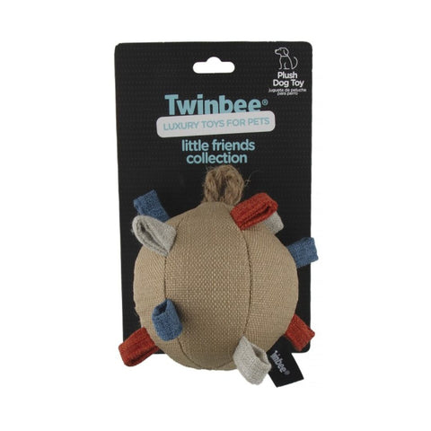 Twinbee Pelota de Tela y Yute con Salientes