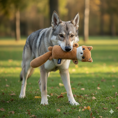 Twinbee Peluche Castor con Cuerda interior 45cm