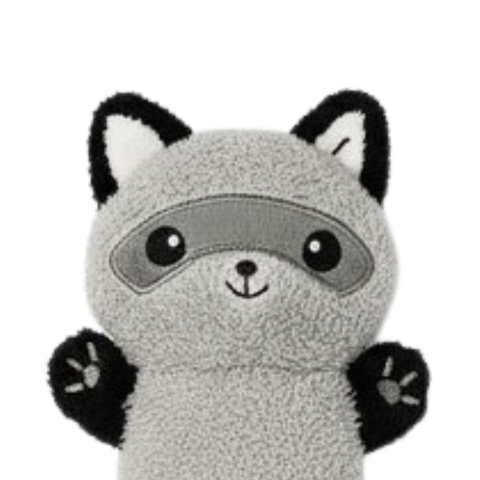 Twinbee Peluche Mapache con Cuerda interior 45cm