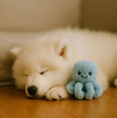 Twinbee Peluche Suave Pulpo Azul